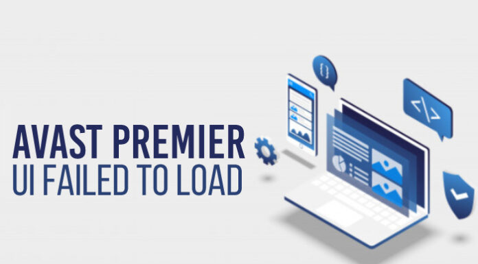 Avast Premier UI failed to load