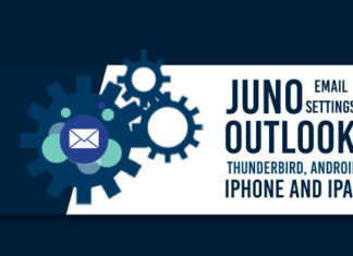 juno email settings